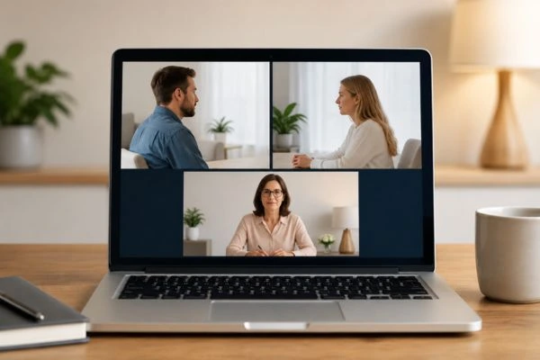 Image of online shuttle mediation Greater Manchester
